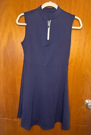 POTILI Tennis Dress for Women Golf Dress Zipper Workout Athletic Dresses thumbnail 1