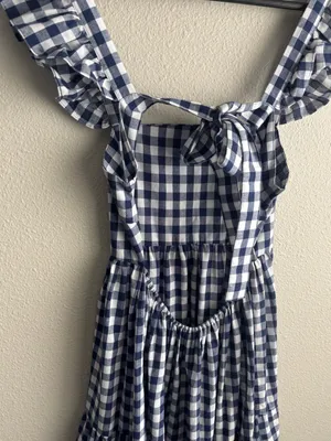 Gingham Reformation Hartford Dress thumbnail 7