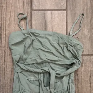 Hello Molly Green Jumpsuit with Palazzo Legs thumbnail 3