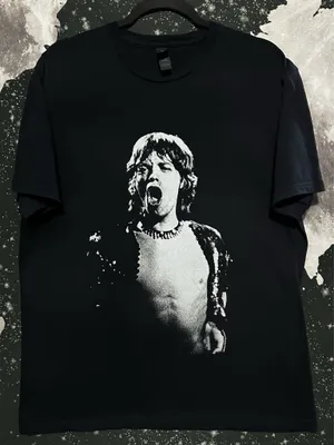 Mick Jagger The Rolling Stones Band Graphic Shirt thumbnail 1