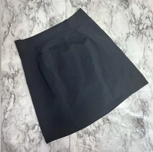 Athleta Black Active A-Line Skirt short small tall casual golf tennis thumbnail 1