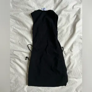 Lioness military minds Black Sleeveless Ruched Dress thumbnail 4