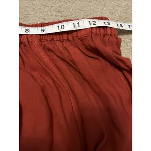 Womens Aline Skirt S Orange Rust Relaxed Flowy Western Ranch Southwestern Hippie thumbnail 7
