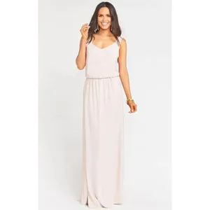Womens Show Me Your Mumu Kendall Soft Peach Long Maxi Dress - Sz S thumbnail 2