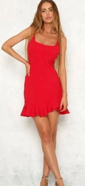 Lulus Red Dress thumbnail 1