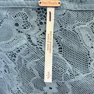 Free People Lace Blue Mini Dress thumbnail 7