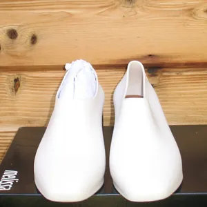 Melissa Womens 6 White Brown Mid Pump Shoes thumbnail 6