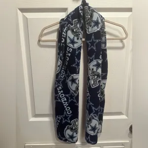 Dallas Cowboys Scarf fleece blue thumbnail 3