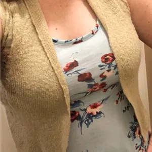 No Boundaries Y2K Wool blend open sweater vest thumbnail 6