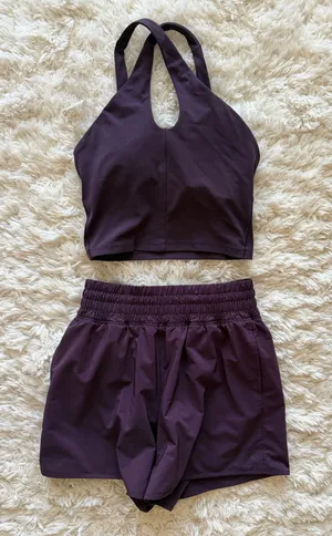 Aerie OFFLINE Set: Hot Stuff Short and XTRA Criss Cross High Neck thumbnail 1