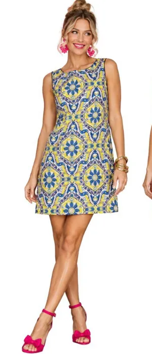 Y2K Betsey Johnson Sleeveless Shift Mini Dress Women's 6 Cocktail Party Twee NWT thumbnail 1