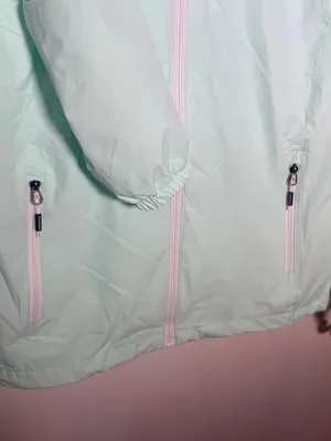 New Balance Women's Mint Hooded Windbreaker Jacket Medium Activewear thumbnail 5