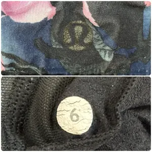 Lululemon Energy Bra Secret Garden Floral Strappy Sports Bra Yoga Pilates Size 6 thumbnail 9