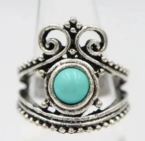 Vintage Antique-Style Bohemian Crown Ring thumbnail 1