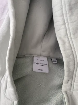 Aritzia sweatfleece mint hoodie  thumbnail 4
