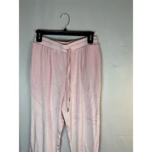 Juicy Couture Pajama Pants Womens S Pink Velour Rhinestone Logo Y2K thumbnail 2