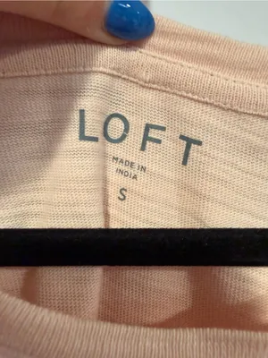 Light Peach Women's Loft Long-Sleeve Relaxed Top thumbnail 2