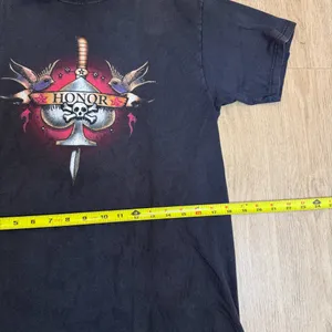 Size M- Vintage Hanes Heavyweight Honor Tattoo Graphic thumbnail 2
