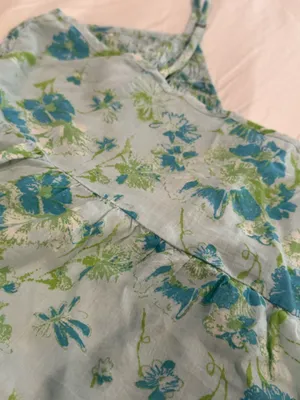 Floral Smocked Free People Tank Top thumbnail 5