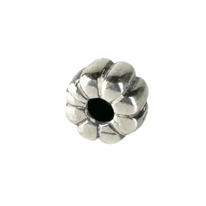 Pandora Silver Ribbed Authentic Silver 925 Clip Charm thumbnail 2