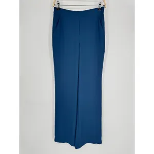 Babaton Wide Leg Pull On Pants Size 2 Blue Trousers Professional Career‎ Office thumbnail 2