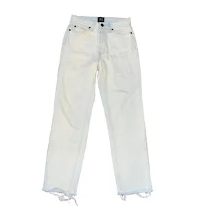 BDG Urban Outfitters‎ Jeans Womens 24 White Slim Straight Raw Hem Frayed thumbnail 3
