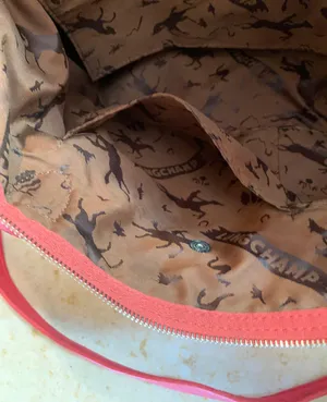 Le Pliage Cuir leather bag thumbnail 16