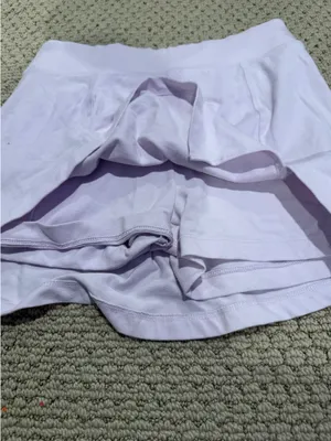 PINK Victoria's Secret lilac cotton tennis skirt with built in shorts thumbnail 3