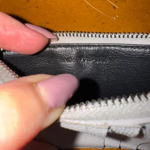Saint Laurent YSL Cassandra Gray Leather Coin Purse Wallet thumbnail 8