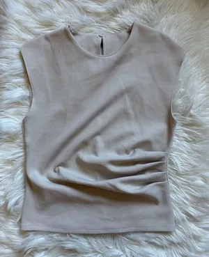 ZARA cap sleeve top thumbnail 1