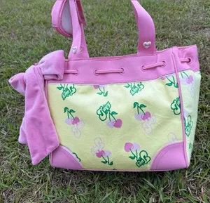 Juicy Couture "Cherry Gelato" Daydreamer tote bag in yellow y2k coquette new thumbnail 1