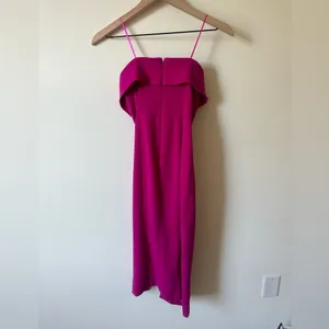 Revolve Jay Godfrey Kerr Strapless Midi Side Slit Cocktail Dress Pink Women's Size 0 thumbnail 6