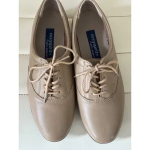 Easy Spirit Anti-Gravity Women 7 Tan Leather Oxford Lace Up Shoes JPMOTION thumbnail 2