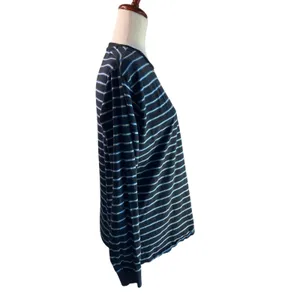 Lost Black Blue & Yellow Striped Long-Sleeve Shirt Size M thumbnail 2