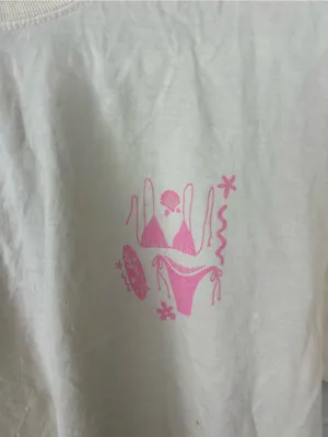 Sunkissed Coconut Pink Swim & Surf Tee Size M thumbnail 6