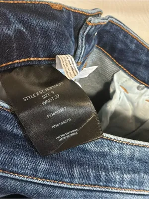 #76 NWT Socialthreads Risen Mila High Rise Full Length Straight Jeans Size 9/29 thumbnail 9