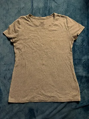 Faded Glory Light Gray Shirt thumbnail 1