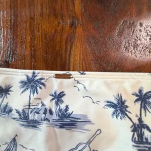 Hollister Swim Womens Small Blue White Tropical Toile Underwire Bikini Set 2pc thumbnail 5