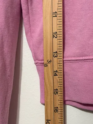 Ed Hardy Pink Skull Graphic Cropped Zip Hoodie Women’s NYC Medium thumbnail 10