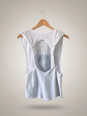 Bravado Drake Official Merch Twist Back Cutout Tank Top White Graphic Size Small thumbnail 5