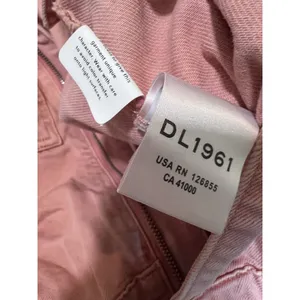 DL1961 Premium Denim Hannah SS‎ Romper Burnt Coral Size M thumbnail 8