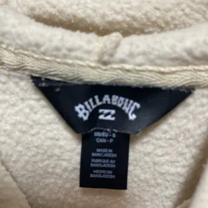 Billabong Women’s Pullover Hoodie Cream Size Small Wave Graphic thumbnail 3