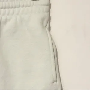 Tna Size Medium Cozy Fleece Shorts Pull On Drawstring Heavy Ivory‎ Womens thumbnail 2