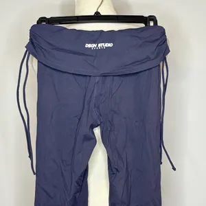 Boohoo - Blue DSGN Studio Ultra Sculpt Ruched Side Flared Legging thumbnail 6