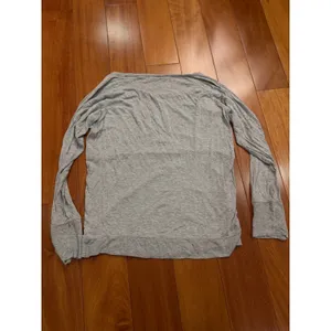 C&C Sport Gray Long Sleeve Top Women‎ Size L Casual Athletic Shirt thumbnail 4