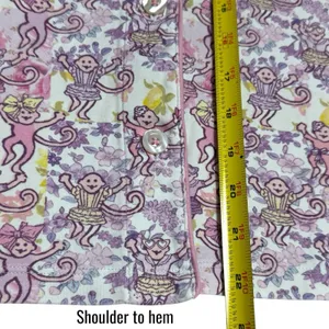 Roller Rabbit x LoveShackFancy Preppy Patchwork Polo Pajama‎ Set Dainty M thumbnail 12