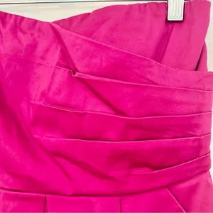The Limited Strapless Cocktail Dress‎ Women's 6 Fuchsia Formal Barbiecore Party thumbnail 4