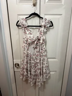 Francesca's Dress Floral thumbnail 4
