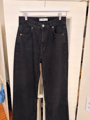 MANGO Danila High Rise Wide Leg Jeans thumbnail 4