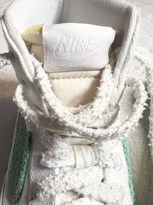 Nike Blazer Mid '77 Green Fade Chenille Swoosh Gum Sole High-Top Sneakers Size 9 thumbnail 13